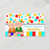 Babysorgfalt u. -geschäft visitenkarte (Vorderseite)