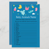 Babyspielzeug Baby Animes Name Game (Vorne/Hinten)