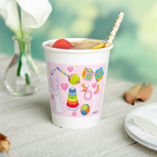 Babyspielzeug und Kinderzimmer Pappbecher