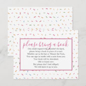 Babysprinkle Babydusche Buchungsanfrage Einladungspostkarte (Vorne/Hinten)