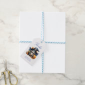 Babyspülung Watercolor Halloween Kinderdusche Geschenkanhänger (Mit Garn)