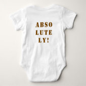 Babystfuf Baby Strampler (Rückseite)