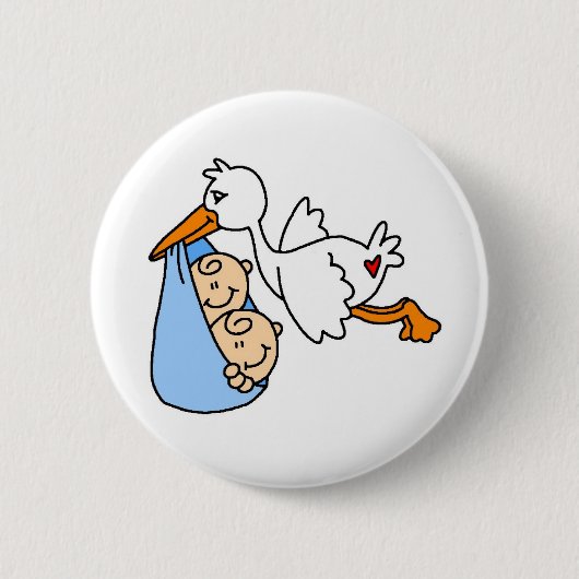 BABYSTORKTWINS BUTTON (Vorderseite)