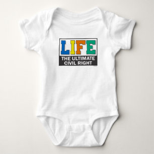 Babyt-Shirt oder einteiliger Anzug. Baby Strampler