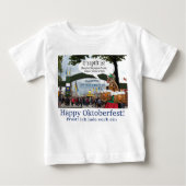 Babytee. Glückliches Oktoberfest! Giraffe/Mädchen Baby T-shirt (Vorderseite)
