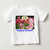 Babytee. Happy Oaster. Alpaca/Hunny Baby T-shirt (Vorderseite)