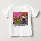 Babytee. Herzlichen Glückwunsch! Baby T-shirt (Vorderseite)