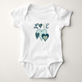 Babytee mit Herz Baby Strampler