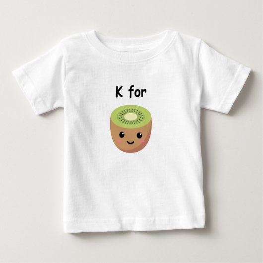 Babytee mit Kiwi-Druck Baby T-shirt (Vorderseite)