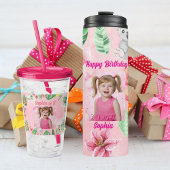 Babytiere Akrylic Tumbler Kindergeburtstag Geschen Acryltrinkbecher