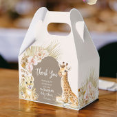 Babytiere Boho Boho Baby Dusche Vielen Dank Geschenkschachtel