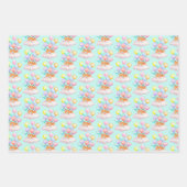 Babytiere in den Wolken Geschenkpapier Set (Vorderseite)