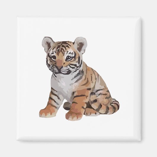 Babytiger Magnet (Vorne)