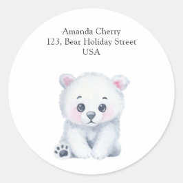 Babytragen Polar - Versandmarke Runder Aufkleber