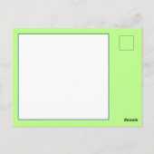 Babytragen Postkarte (Rückseite)