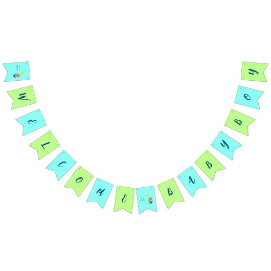 Babytragen Wimpelkette (Alle)