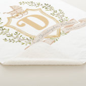 Babytragetasche Monogram "D" Kinderzimmer Throw Ki Sherpadecke (3/4)