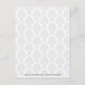 Babyträgt Babyduschenhilfe-Karte Hinweiskarte (Rückseite)