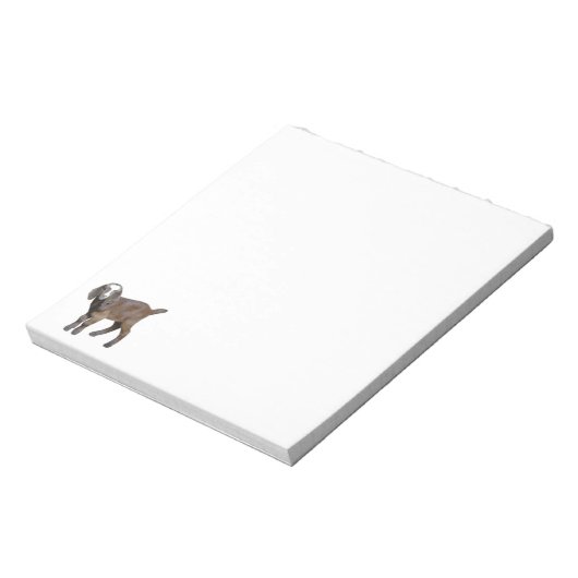 Babytrampe für Ziegen Notizblock (Rotiert)