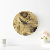 Babytrappe der 20er Jahre Große Wanduhr (Zuhause)