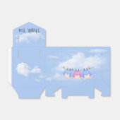 Babytriplets, die an der Wäscheleine hängen Geschenkschachtel (Ungefaltet)