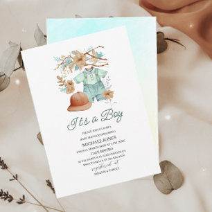 Babytucher Aquarelltuch Kinderdusche Einladung