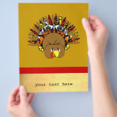 Babyturkeykoloriskenkreise Flyer (Hand)