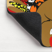 Babyturkeykoloriskenkreise Mousepad (Ecke)