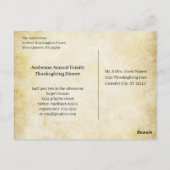 Babyturkeykoloriskenkreise Postkarte (Rückseite)