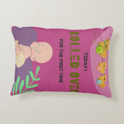 Babyüberrollung Dekokissen (Rückseite)