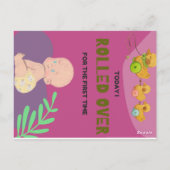 Babyüberrollung Postkarte (Rückseite)