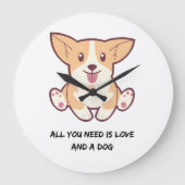 Babyuhr Große Wanduhr (Vorderseite)