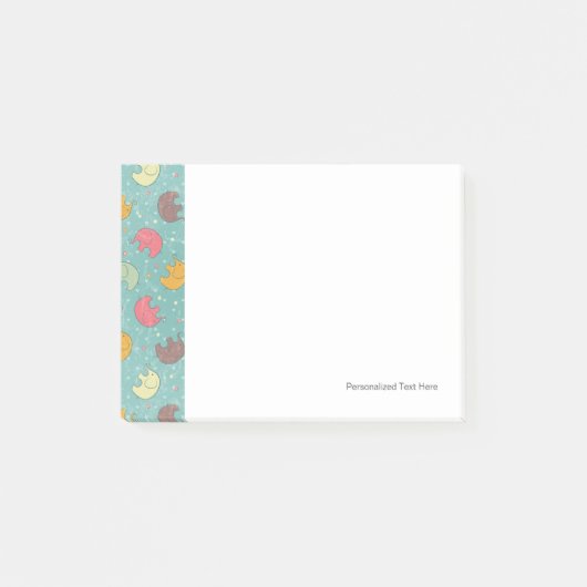 Babyunterlage Post-it Klebezettel (Vorderseite)