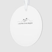 Babyverkündung Ornament (Vorderseite)