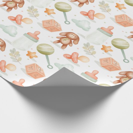 Babyverpackungspapier Geschenkpapier (Ecke)