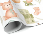 Babyverpackungspapier Geschenkpapier (Rolleneckpunkt)