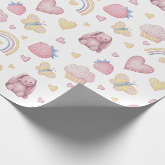 Babyverpackungspapier Geschenkpapier (Ecke)