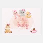 Babyverpackungspapier Geschenkpapier Set (Vorderseite 2)