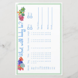 Babyvorausdiktor-Babydusche