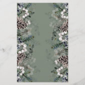 Babyvorhersage - Karte Winterbabydusche (Rückseite)