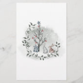 Babyvorhersage - Karte Winterbabydusche (Rückseite)