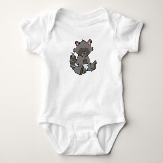 Babywaccoon Baby Strampler (Vorderseite)