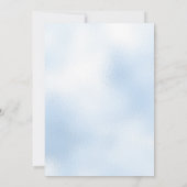 Babywanne und Cotton Candy Baby Dusche Einladung (Rückseite)