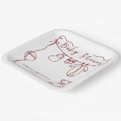 Babywäsche Babydusche Pappteller (Gewinkelt)