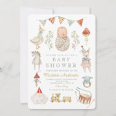 Babywäsche Esentials Babydusche Einladung (Vorderseite)