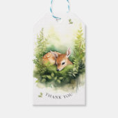 Babywaschmaschine für Wasserfarben Geschenkanhänger (Vorderseite)