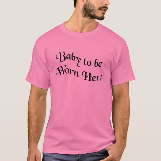 Babywearing Befürwortungs-Shirt T-Shirt (Vorderseite)