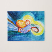 Babywearing Madonna und Kinderpuzzlespiel Puzzle (Horizontal)