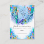 Babywindeln für Meerestiere Begleitkarte (Vorderseite)