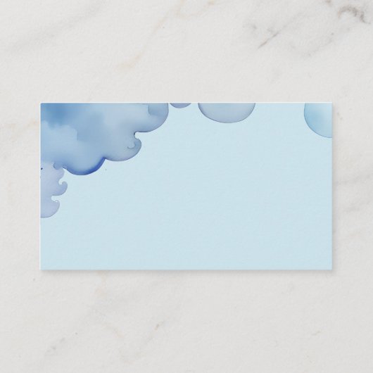 Babywolke-Babyduscheanfrage Begleitkarte (Rückseite)